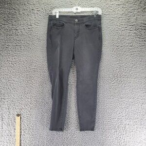 J.Jill Denim Jeans Womens 6 Petite Black 5-Pocket Leggings Stretch Denim